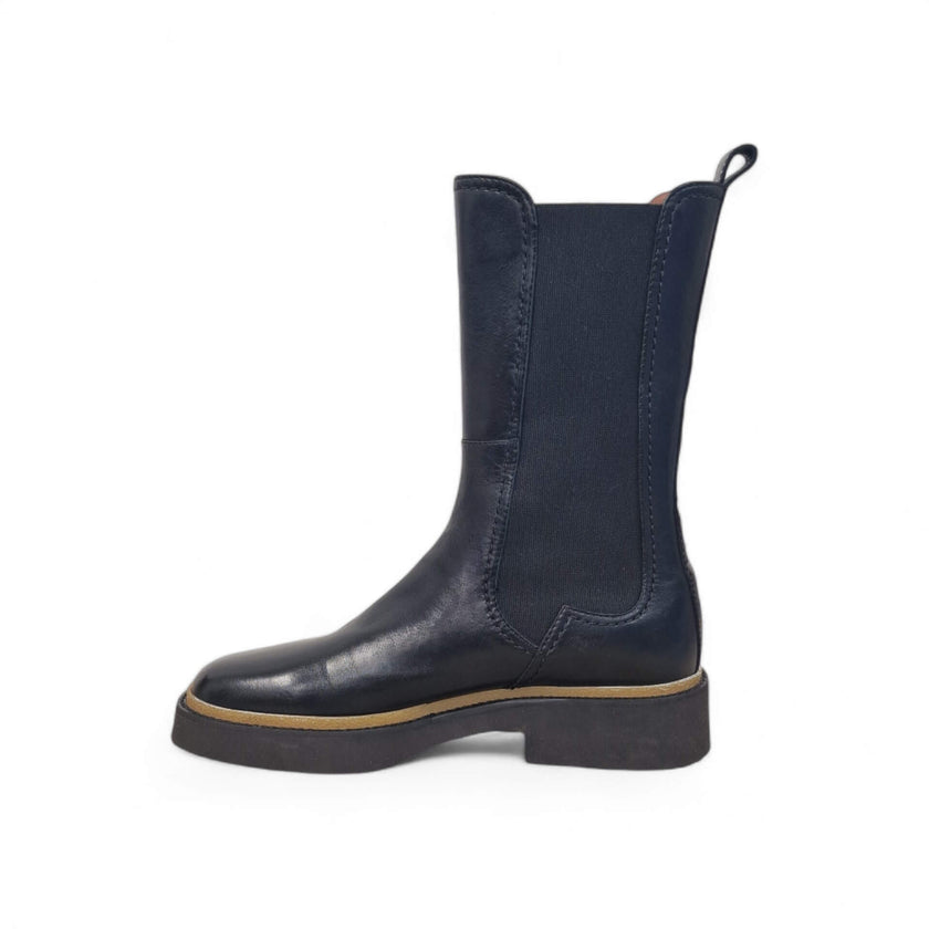 Viola Ricci Alice - Stivale beatles in pelle nera Outlet