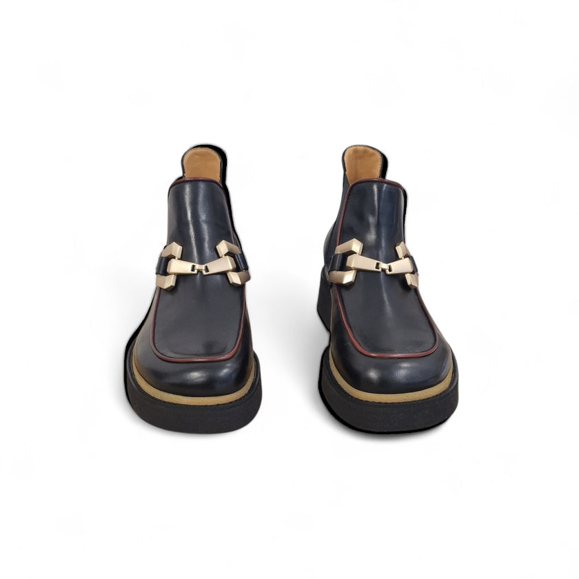 Viola Ricci Alice - Stivaletto beatles nero - rhum In Vendita