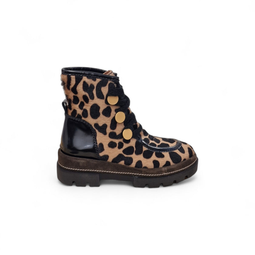 Viola Ricci Gio - Anfibio pelle maculato safari Moda