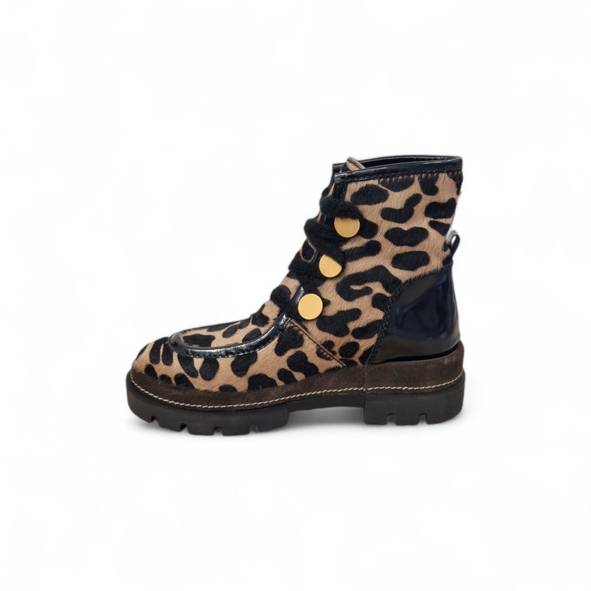 Viola Ricci Gio - Anfibio pelle maculato safari Moda