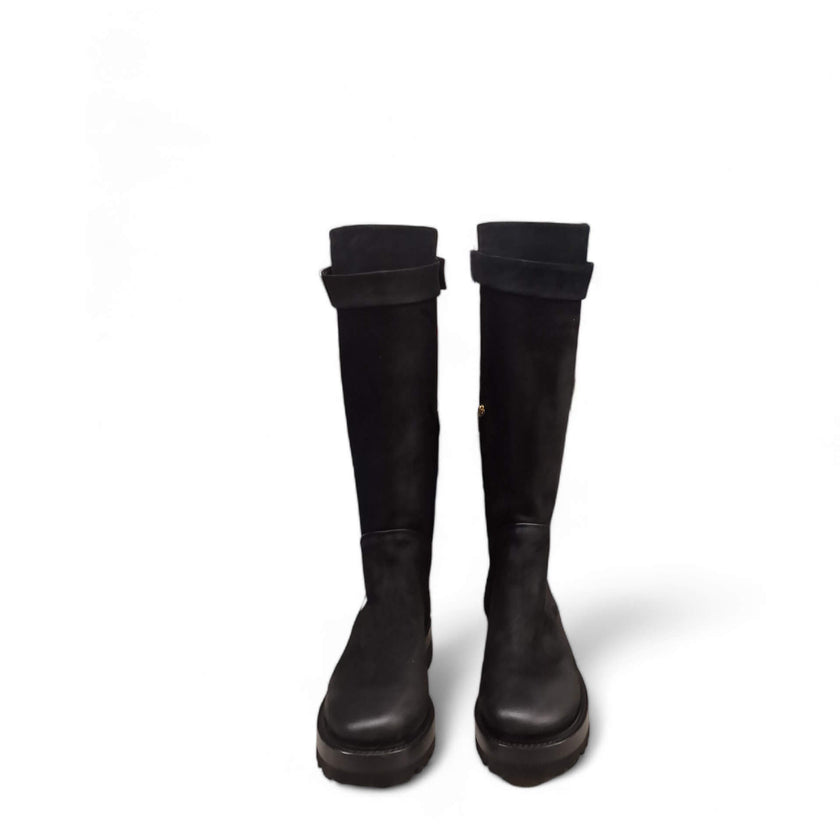 Viola Ricci Sally - stivale alto nero Promozione Limitata
