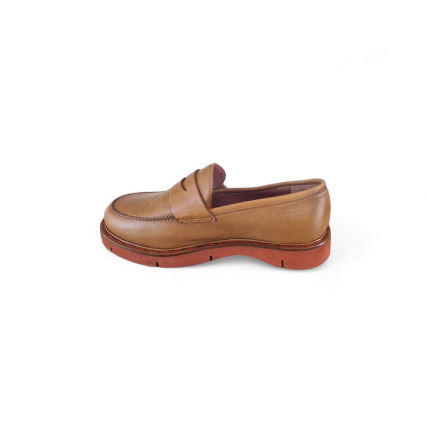 Viola Ricci Polly - mocassino in pelle - col. cuoio Shopping Online