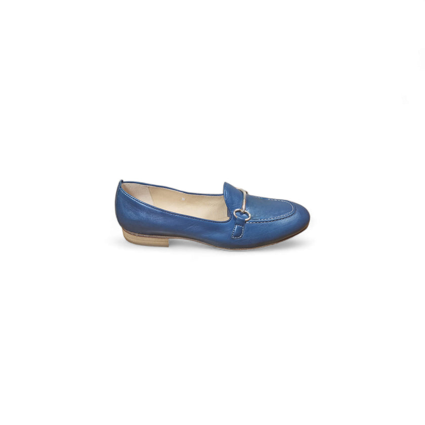 Viola Ricci Zil - slip on pelle bleu' navy Prezzo Ridotto