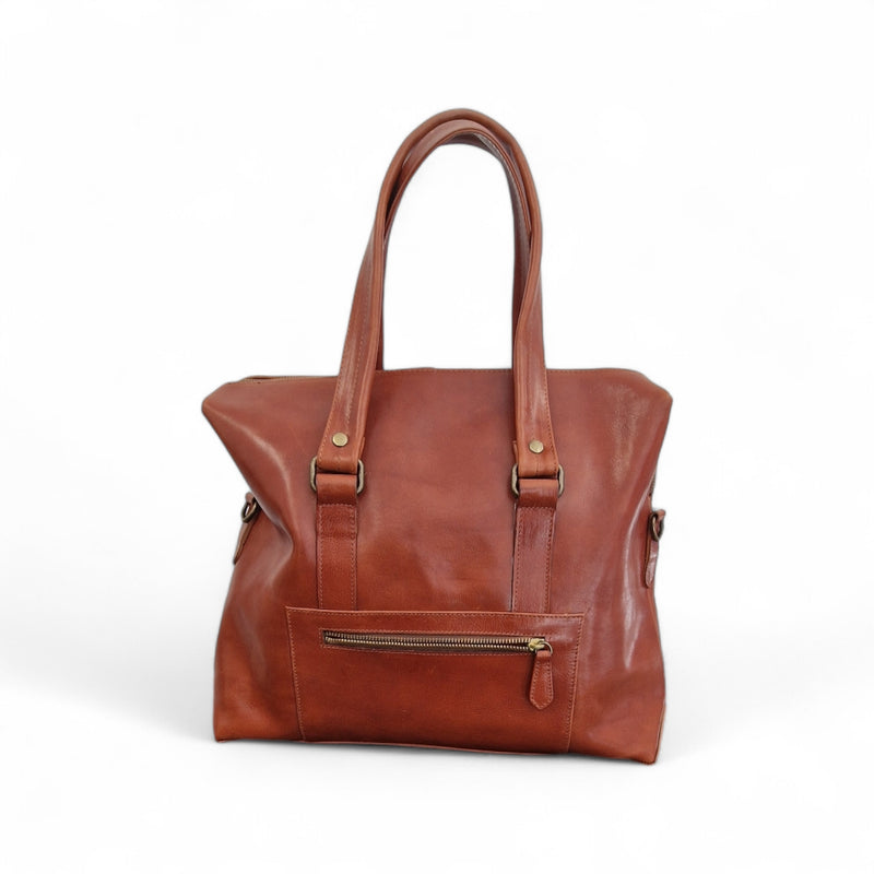 Viola Ricci Mail - Borsa in pelle rhum In Vendita