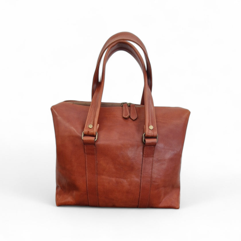 Viola Ricci Mail - Borsa in pelle rhum In Vendita