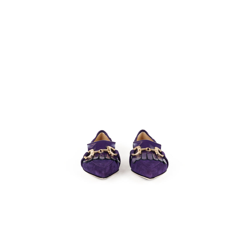 Viola Ricci Venus - Mocassino in camoscio Viola 2025
