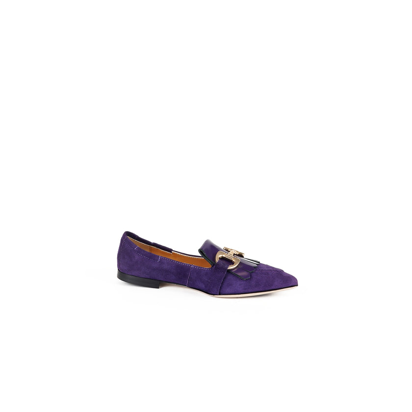 Viola Ricci Venus - Mocassino in camoscio Viola 2025