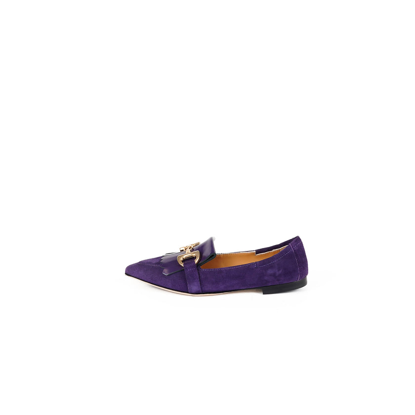 Viola Ricci Venus - Mocassino in camoscio Viola 2025