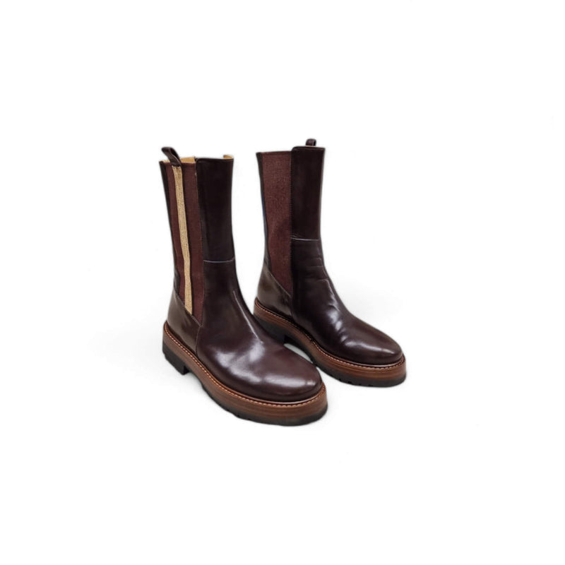 Viola Ricci Sally - Stivale in pelle T.moro Italia