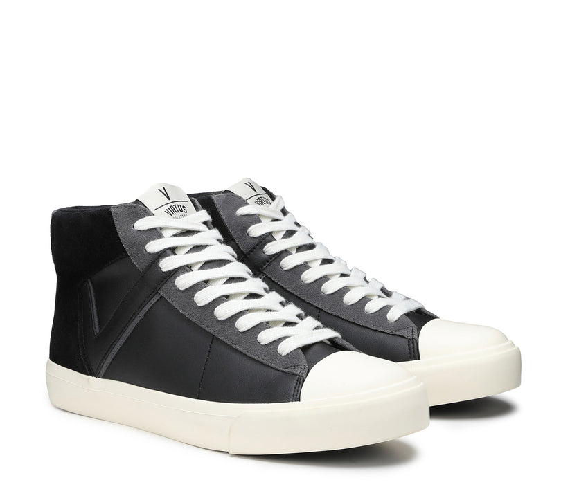 VIRTUS PALESTRE Rubby Mid Leather/suede black Vendite Flash