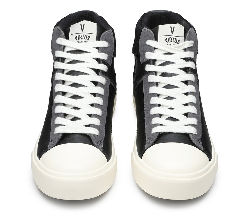 VIRTUS PALESTRE Rubby Mid Leather/suede black Vendite Flash