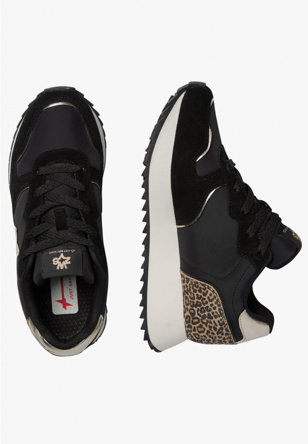 W6yz Sneakers in suede e tessuto tecnico Rosa -JET-W Soddisfazione Garantita
