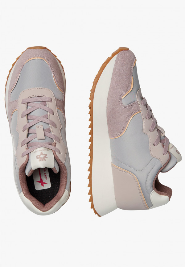 W6yz Sneakers in suede e tessuto tecnico Rosa -JET-W Negozi Online