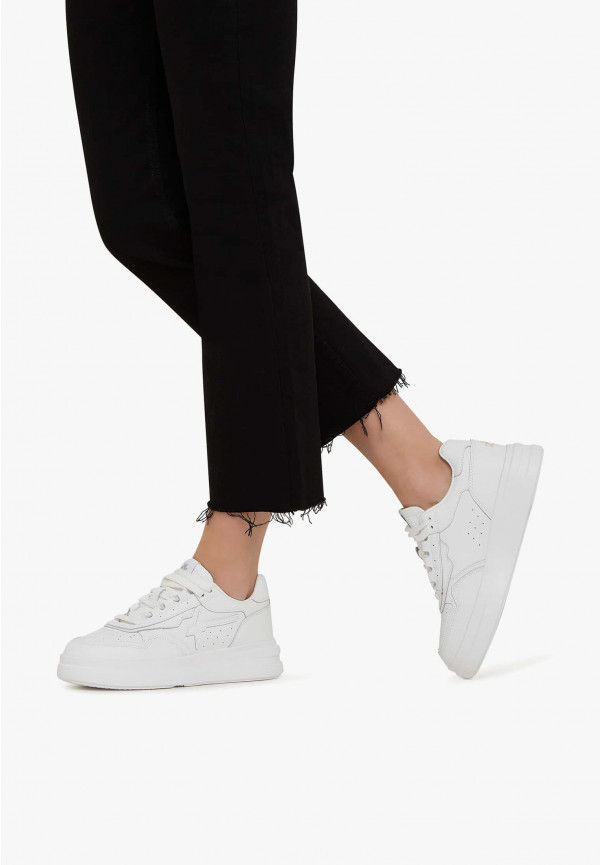 W6yz Sneakers in pelle Bianco ghiaccio -XENIA W Novità