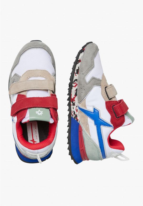 W6yz Sneakers in tessuto tecnico e suede Grigio -JET VL-J Saldi