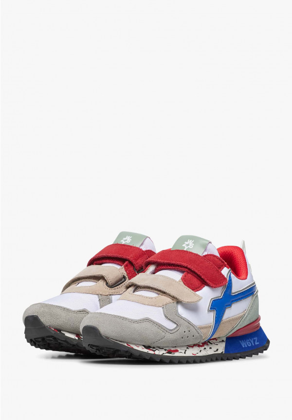 W6yz Sneakers in tessuto tecnico e suede Grigio -JET VL-J Saldi