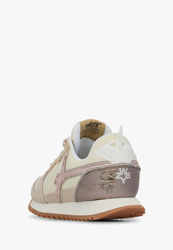W6yz Sneakers in tessuto tecnico e suede Beige -JET-J Vendita Economica