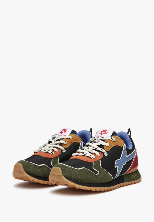 W6yz Sneakers in tessuto tecnico e suede Militare -JET-J Vendite Flash