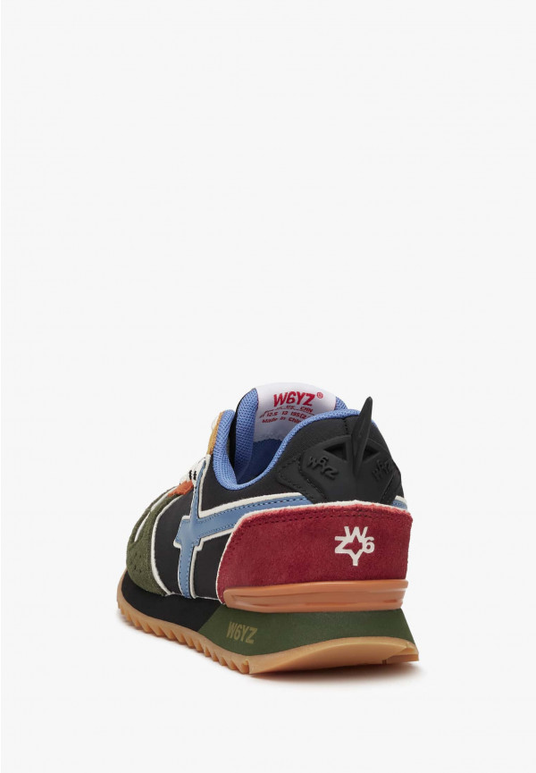 W6yz Sneakers in tessuto tecnico e suede Militare -JET-J Vendite Flash