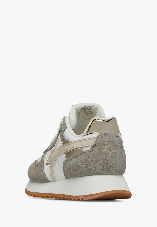 W6yz Sneakers in suede e tessuto tecnico Bianco-Marrone -YAK-J 2025