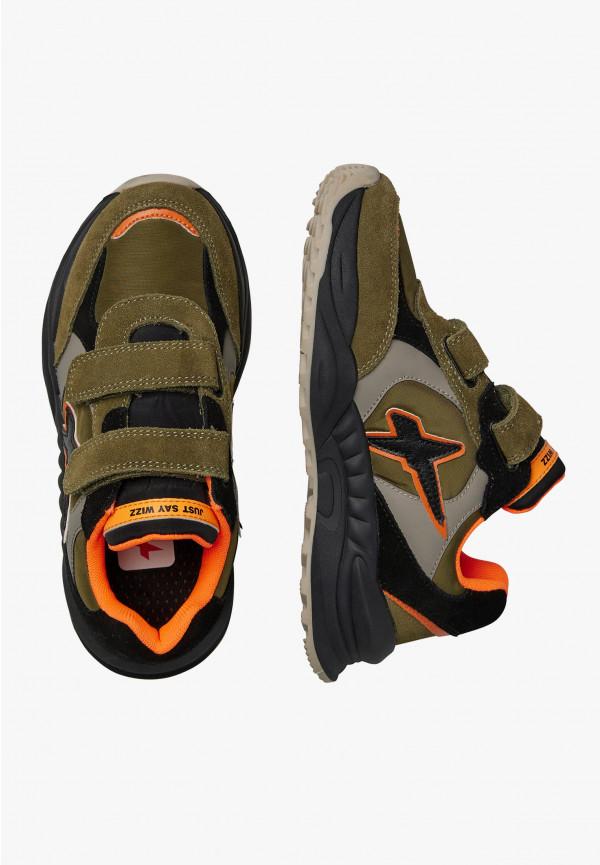 W6yz Sneakers in suede e tessuto tecnico Militare -CHEWINGUM JUNIOR VL Italy