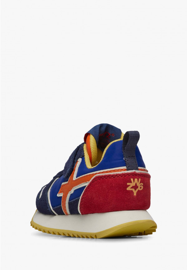 W6yz Sneakers in suede e tessuto tecnico Nero -JET-BABY In Linea