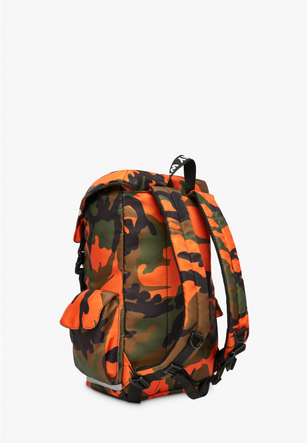W6yz Zaino con stampa camouflage Arancione -BOOST Qualità
