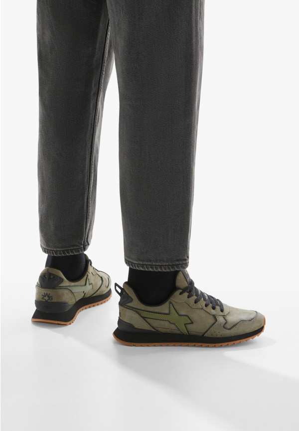 W6yz Sneakers in suede Militare -JET-M Promozione