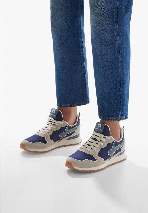 W6yz Sneakers in tessuto tecnico e suede Beige -JET-M Pezzi Unici