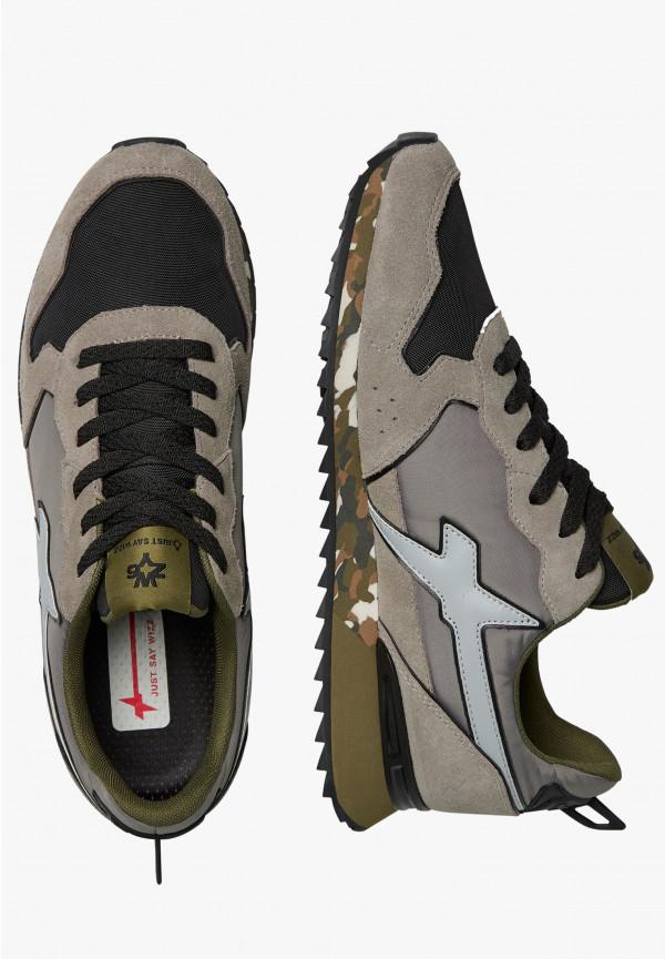 W6yz Sneakers in tessuto tecnico e suede Grigio-Nero -JET-M Fino Al -60%