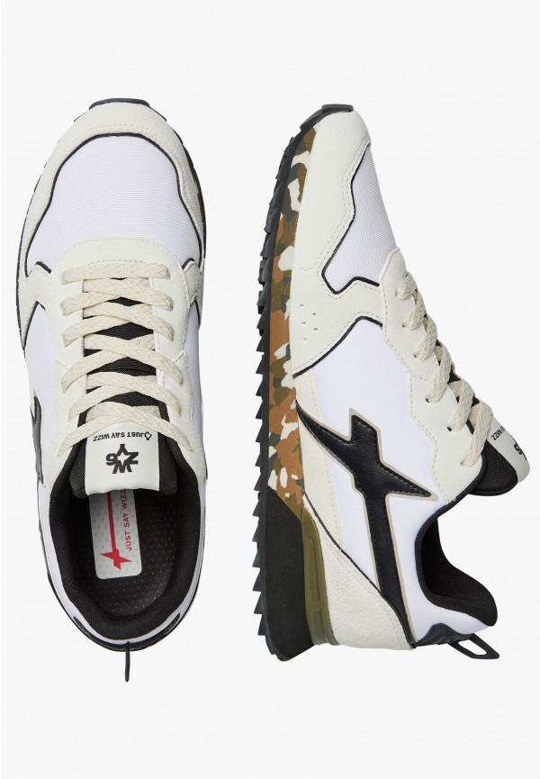 W6yz Sneakers in tessuto tecnico e suede Beige-Nero -JET-M Presa