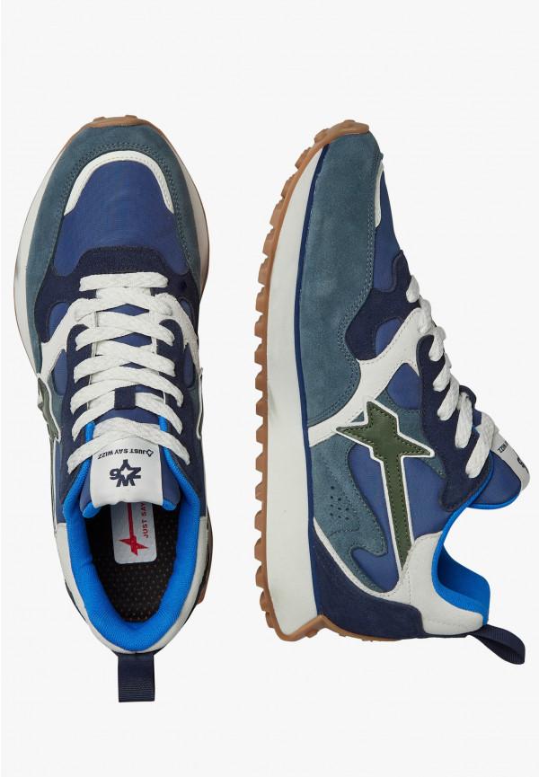 W6yz Sneakers in suede e tessuto tecnico Navy -LOOP-M Online