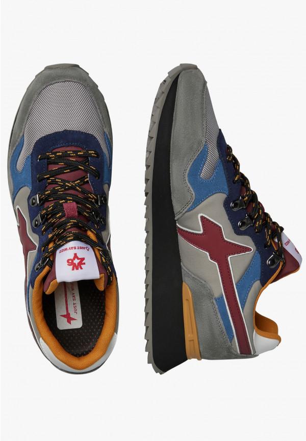 W6yz Sneakers in suede e tessuto tecnico Antracite -YAK-M Hotsell