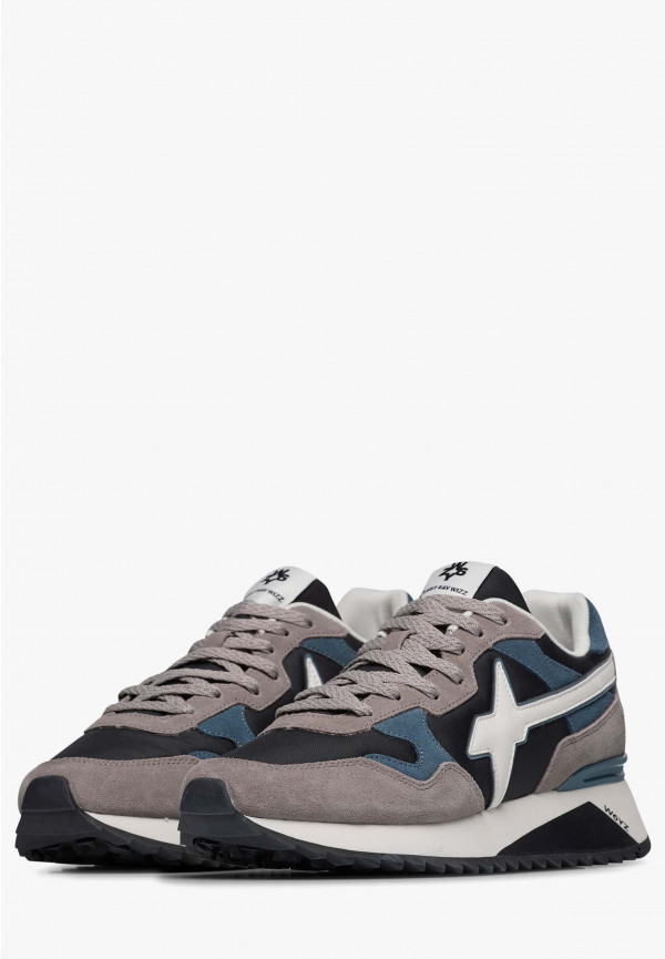 W6yz Sneakers in tessuto tecnico e suede Grigio -YAK-M Vendita Economica