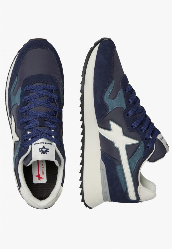 W6yz Sneakers in tessuto tecnico e suede Navy -YAK-M I Più Venduti
