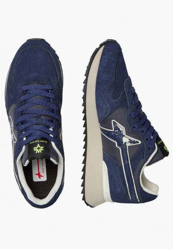 W6yz Sneakers in tessuto tecnico e suede Navy -YAK-M Vendite Flash