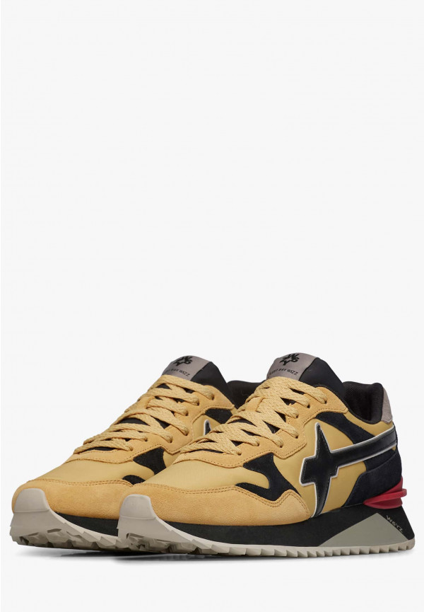 W6yz Sneakers in tessuto tecnico e suede Zucca -YAK-M In Saldo