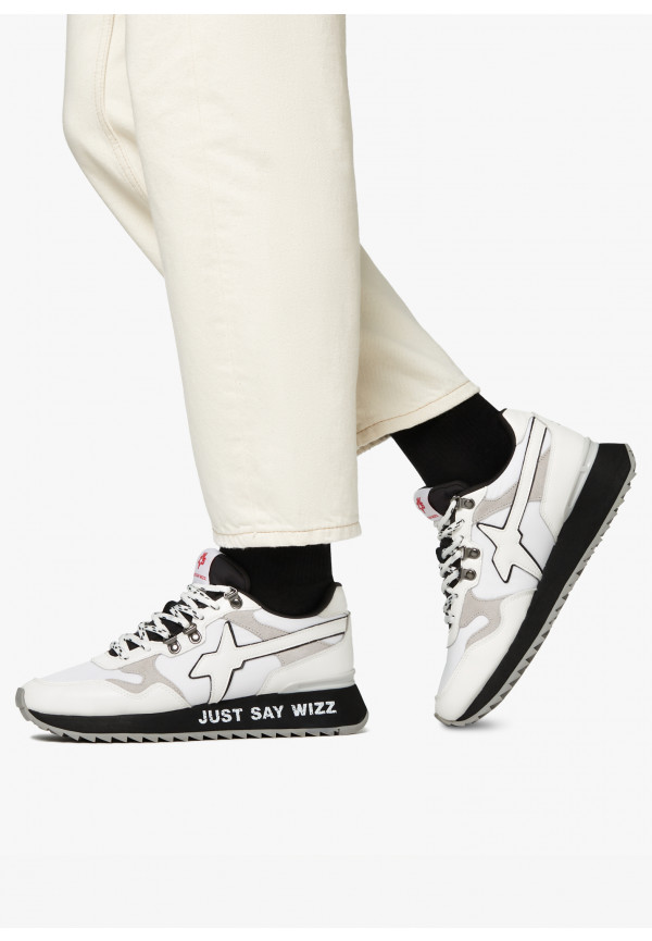 W6yz Sneakers in ecopelle e tessuto tecnico Bianco -YAK-M 2025