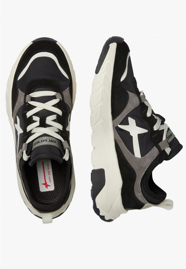 W6yz Sneakers in suede e tessuto tecnico Nero -NEXT-M Nuovo
