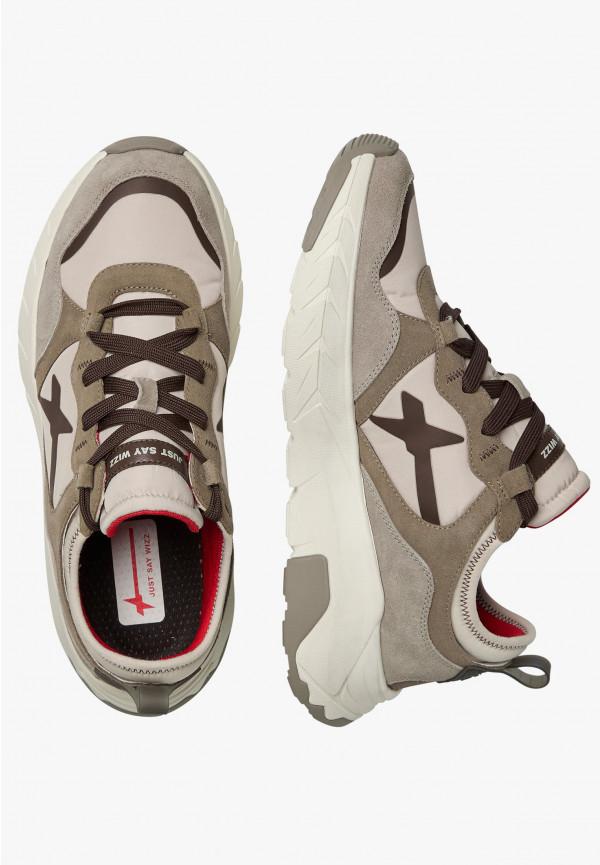 W6yz Sneakers in suede e tessuto tecnico Tortora -NEXT-M Promozione