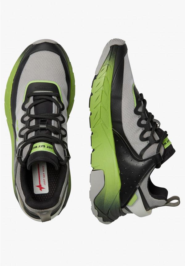 W6yz Sneakers in ecopelle e tessuto tecnico Grigio -WILL-M Pezzi Unici