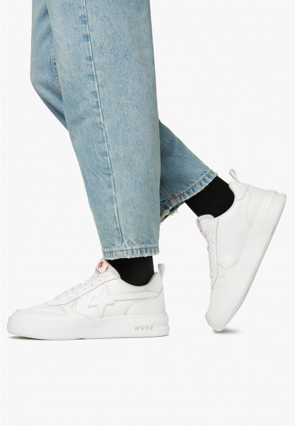 W6yz Sneakers in pelle Bianco -BOND-UNI Acquista Ora