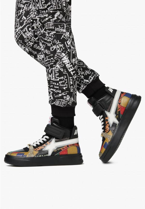 W6yz Sneakers alla caviglia in pelle Nero -Q-UNI Affare Del Giorno