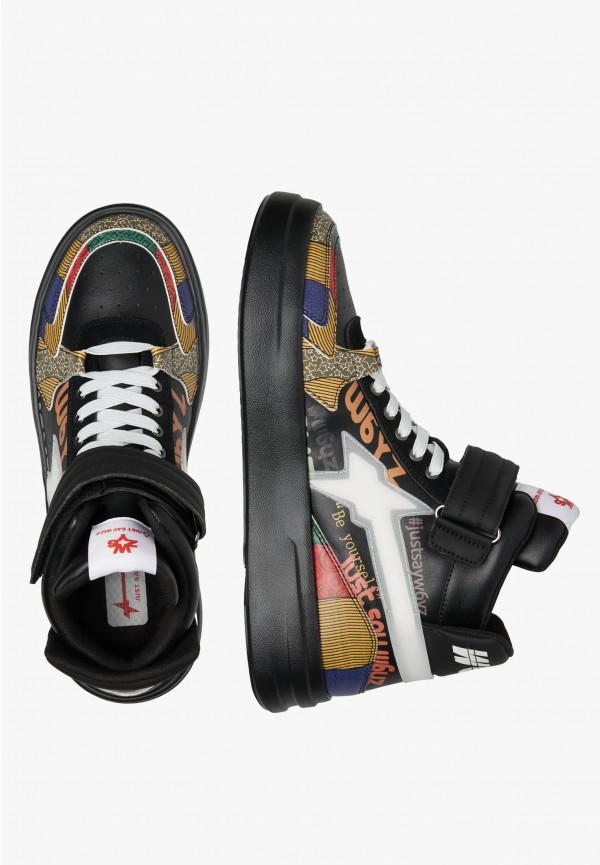 W6yz Sneakers alla caviglia in pelle Nero -Q-UNI Affare Del Giorno