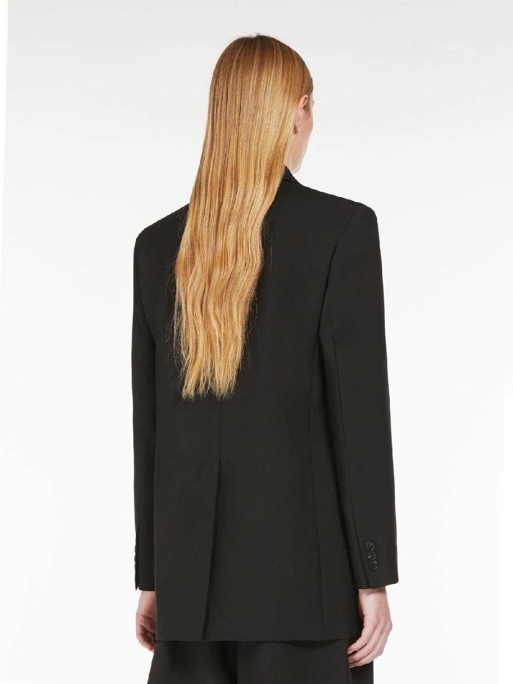 Weekend Blazer doppiopetto in tela di lana Vendite Flash