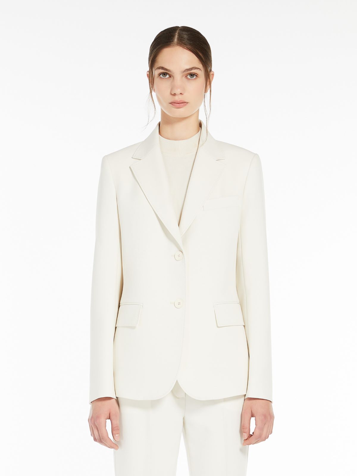 Weekend Blazer monopetto in tela di mista lana In Saldo