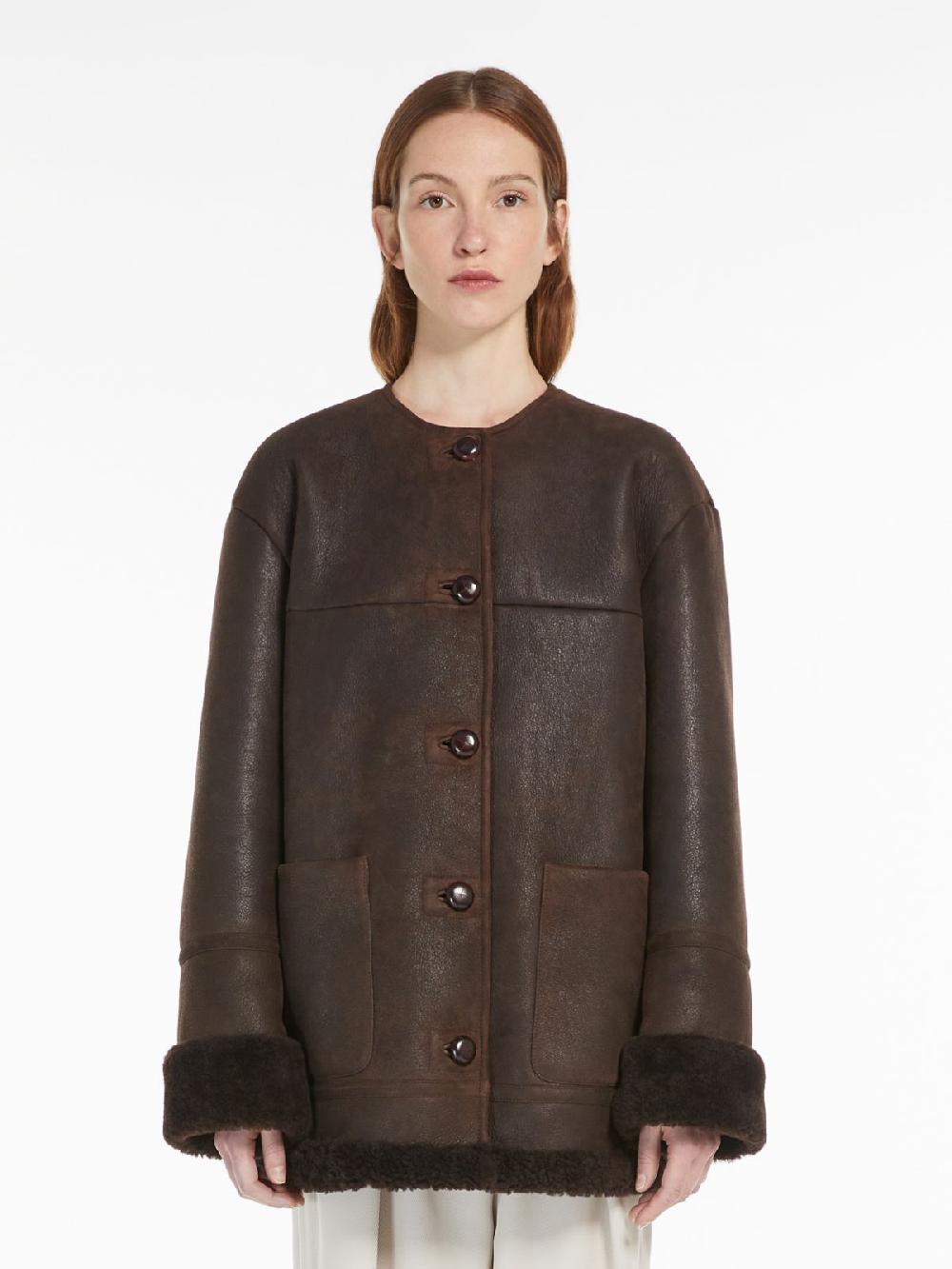 Weekend Cappotto girocollo in montone Negozi Online