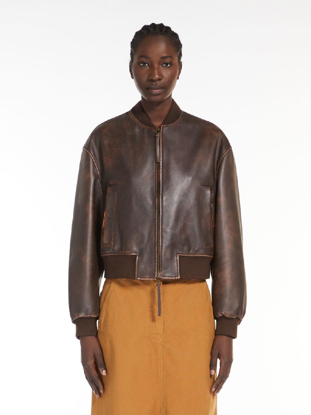 Weekend Bomber in nappa Acquista Ora