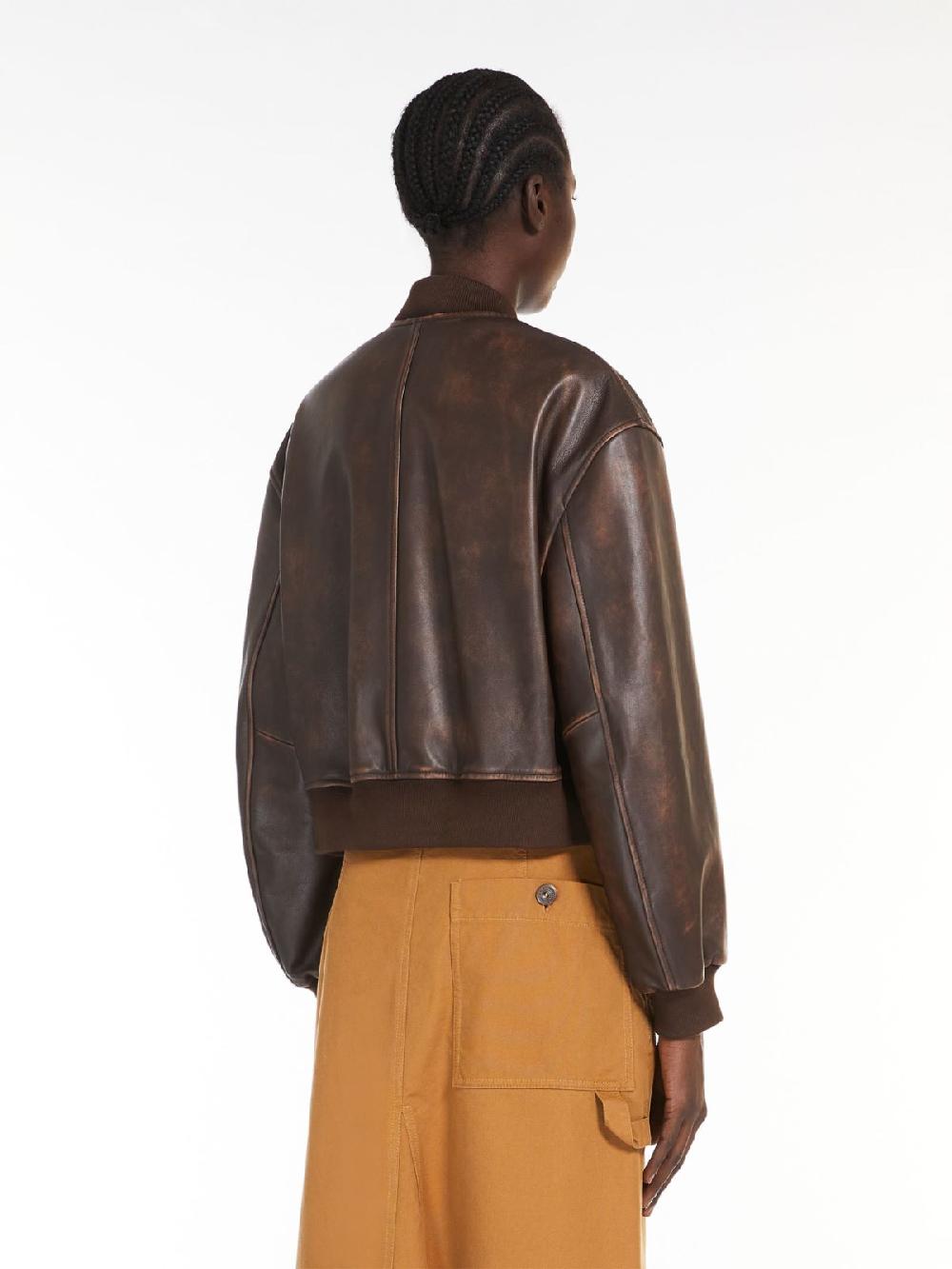 Weekend Bomber in nappa Acquista Ora
