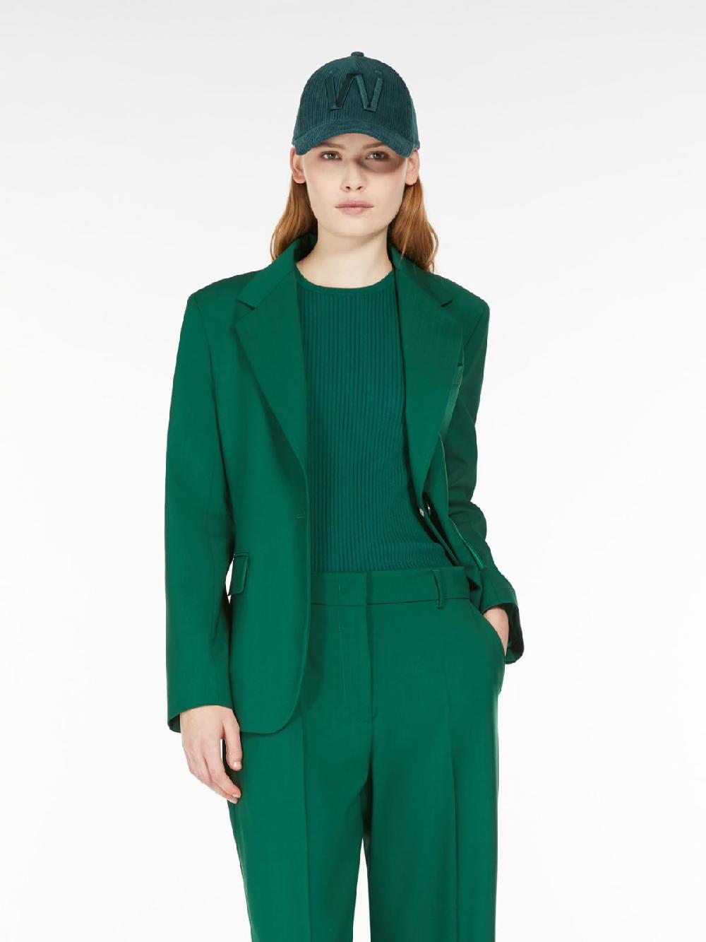 Weekend Blazer in lana natural stretch Fino Al -60%